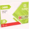 Cabergolin (Caber) (Elbrus Pharma) (20 Tabletter x 0.5mg)